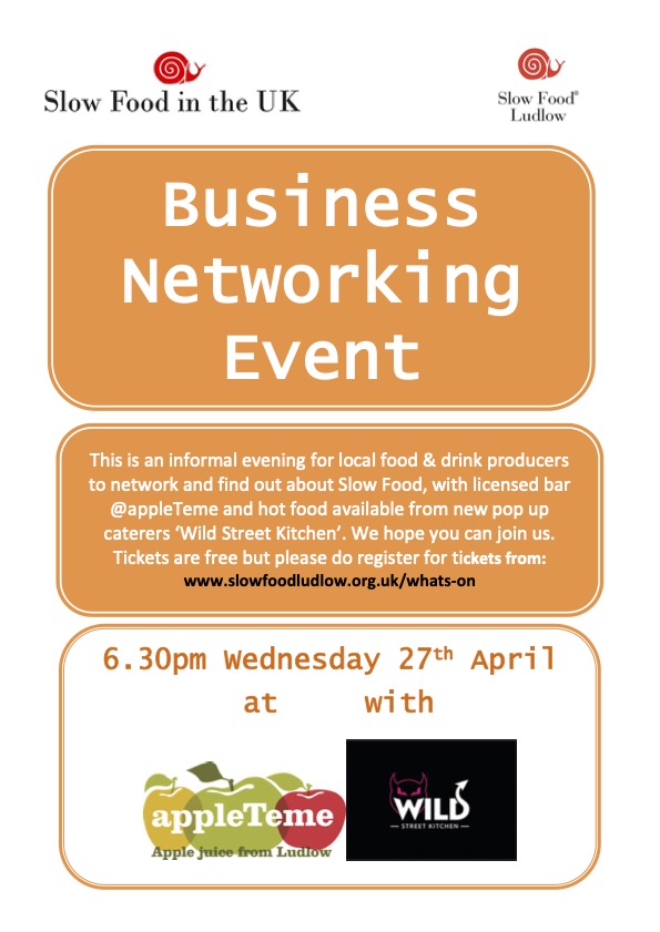 Business Networking Evening at appleTeme 27 April