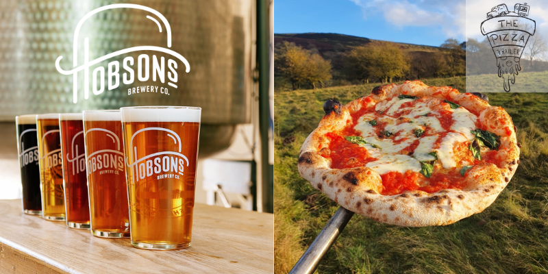Beer & Pizza Night with Hobsons Brewery and The Pizza Trailer. Wednesday 10th August at Hobsons Brewery